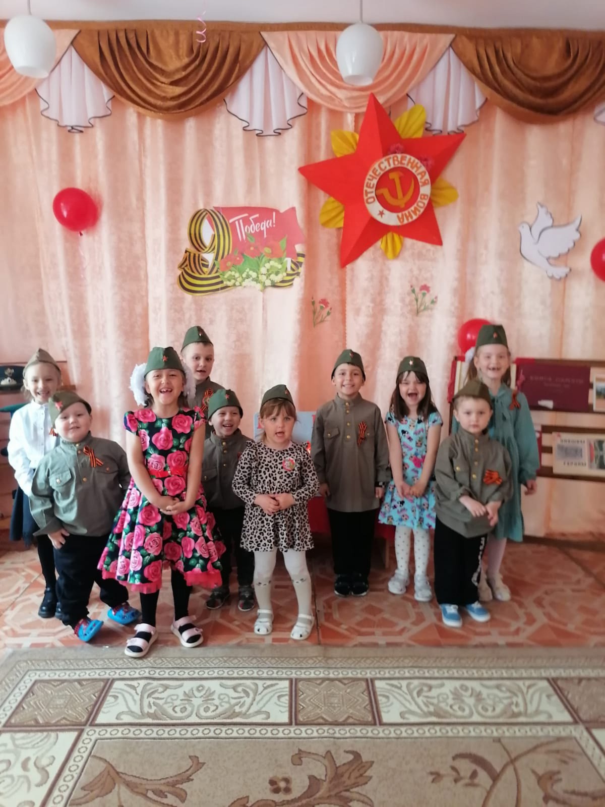 День Победы в дошкольной группе.